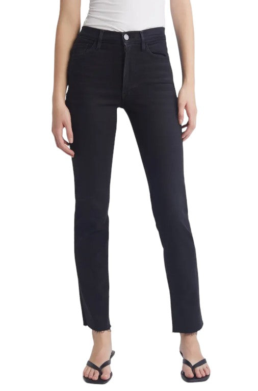 Le High Raw Hem Straight - Blackthorn