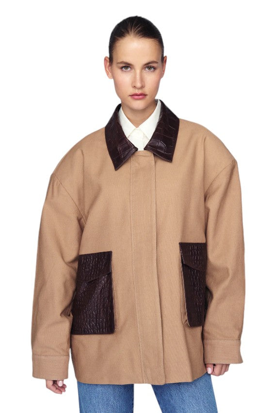 Magda Jacket - Biscotti/Canvas