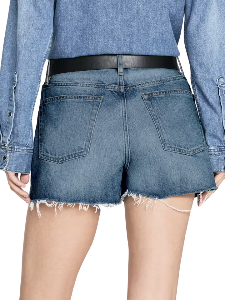 Vintage Relaxed Short Raw Fray - Libra
