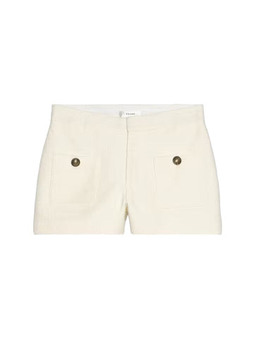 Patch Pocket Trouser Short - Cream