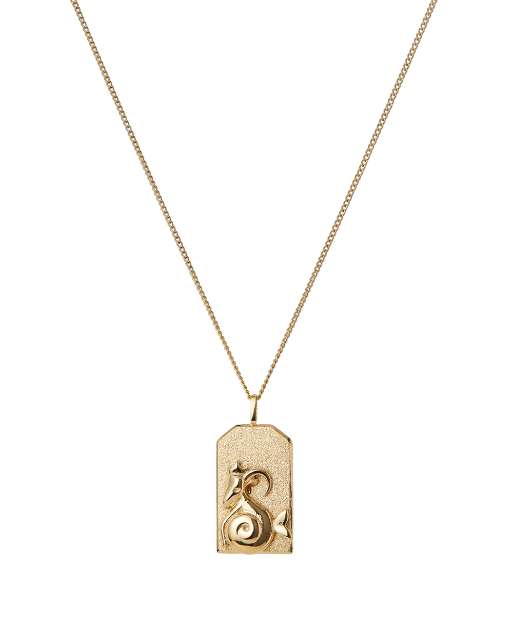 Zodiac Pendant Necklace - Gold
