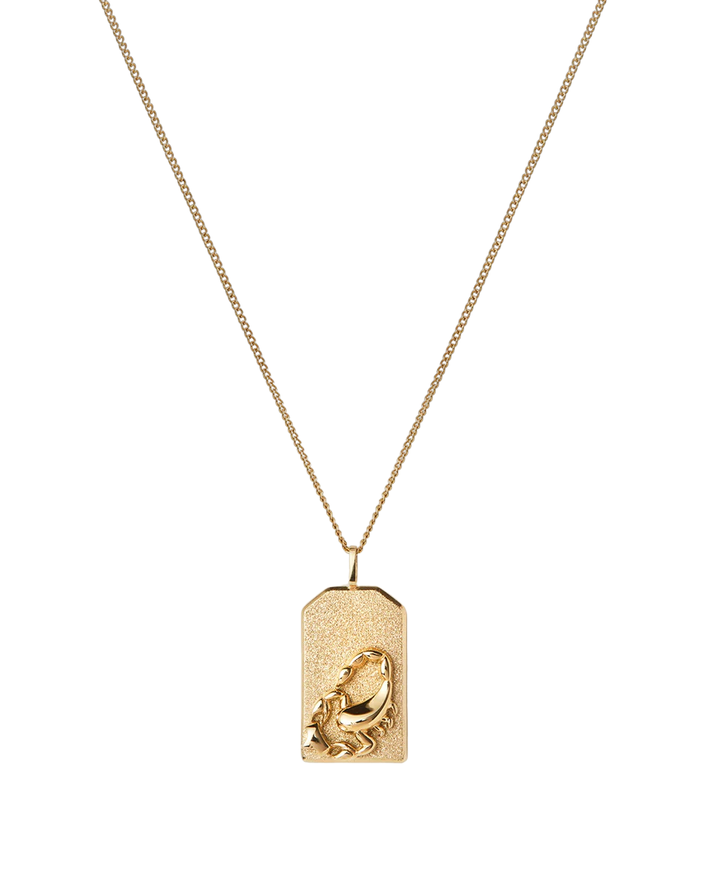Zodiac Pendant Necklace - Gold