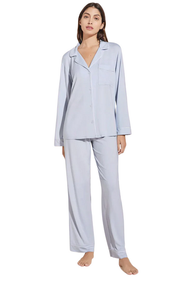 Gisele Long PJ Set - Ice Blue