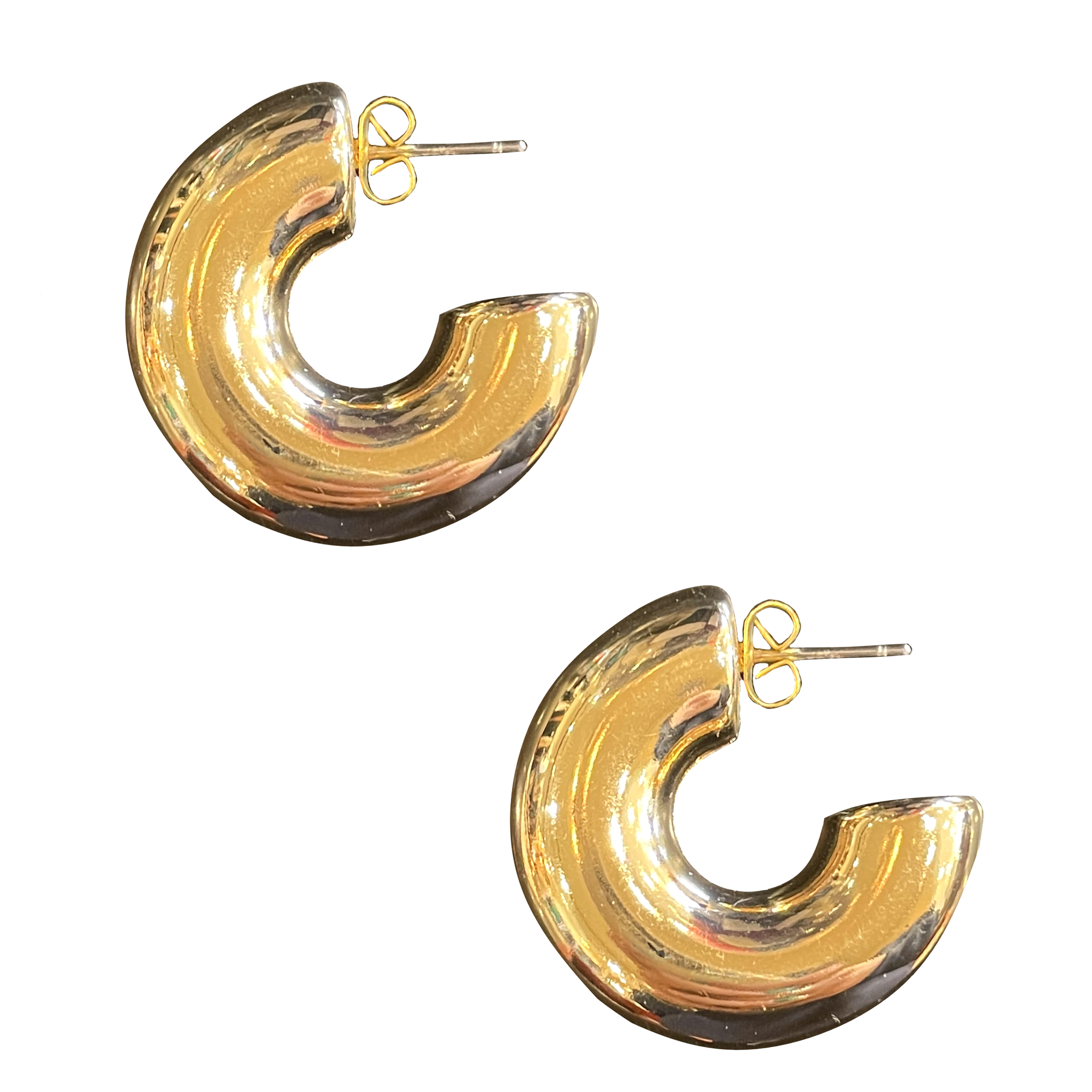 Chubby Gold Hoops