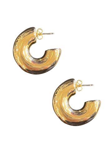 Chubby Gold Hoops