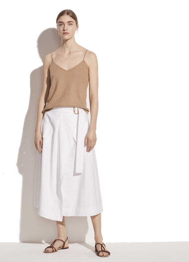 Crochet Strap Cashmere Tank