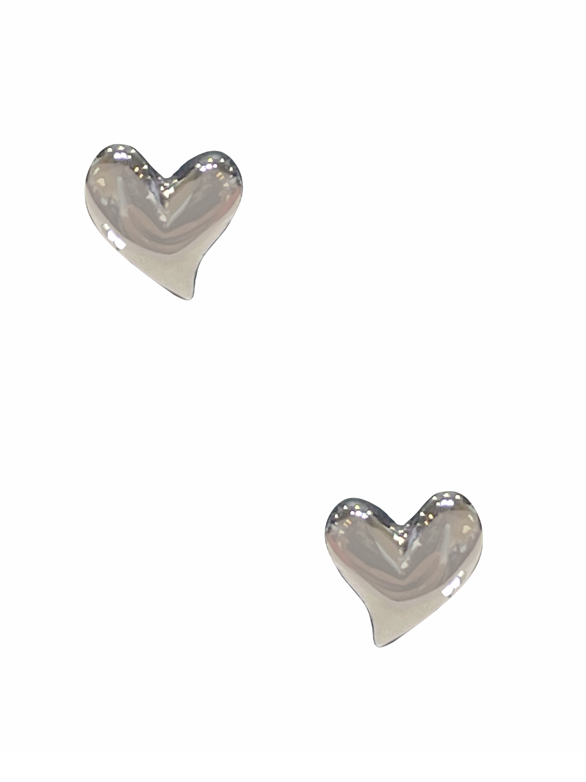 Heart Stud - Silver