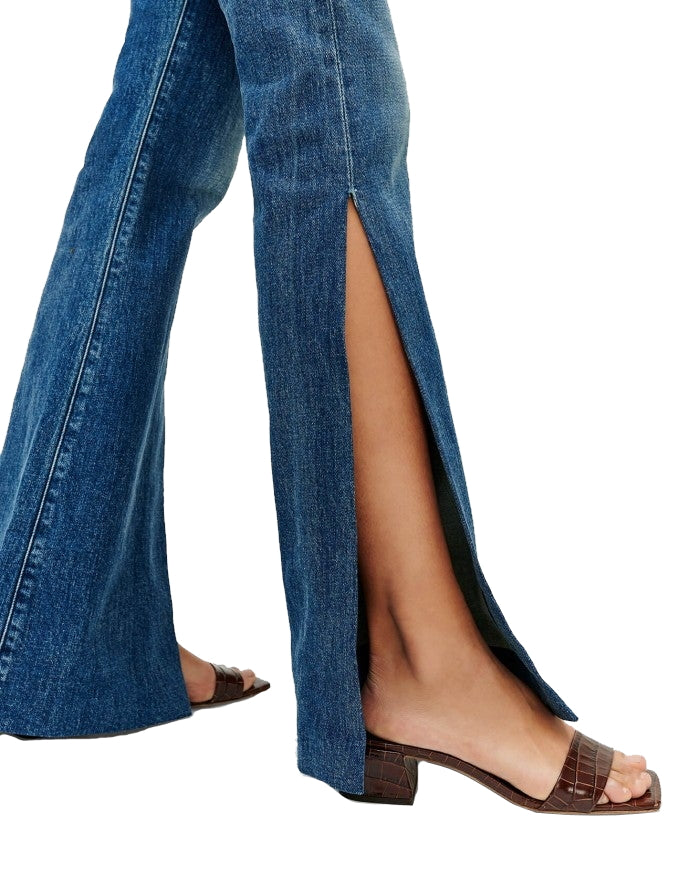 High Slit Flare Jean