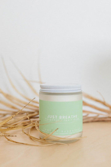 "Just Breathe" Candle