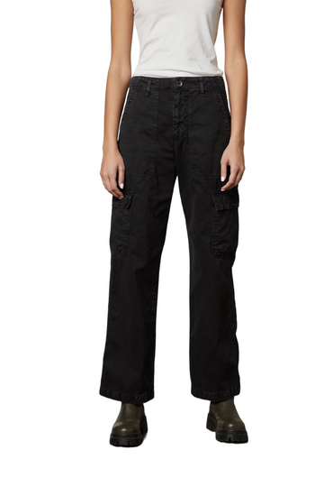 Makayla Twill Pant - Black
