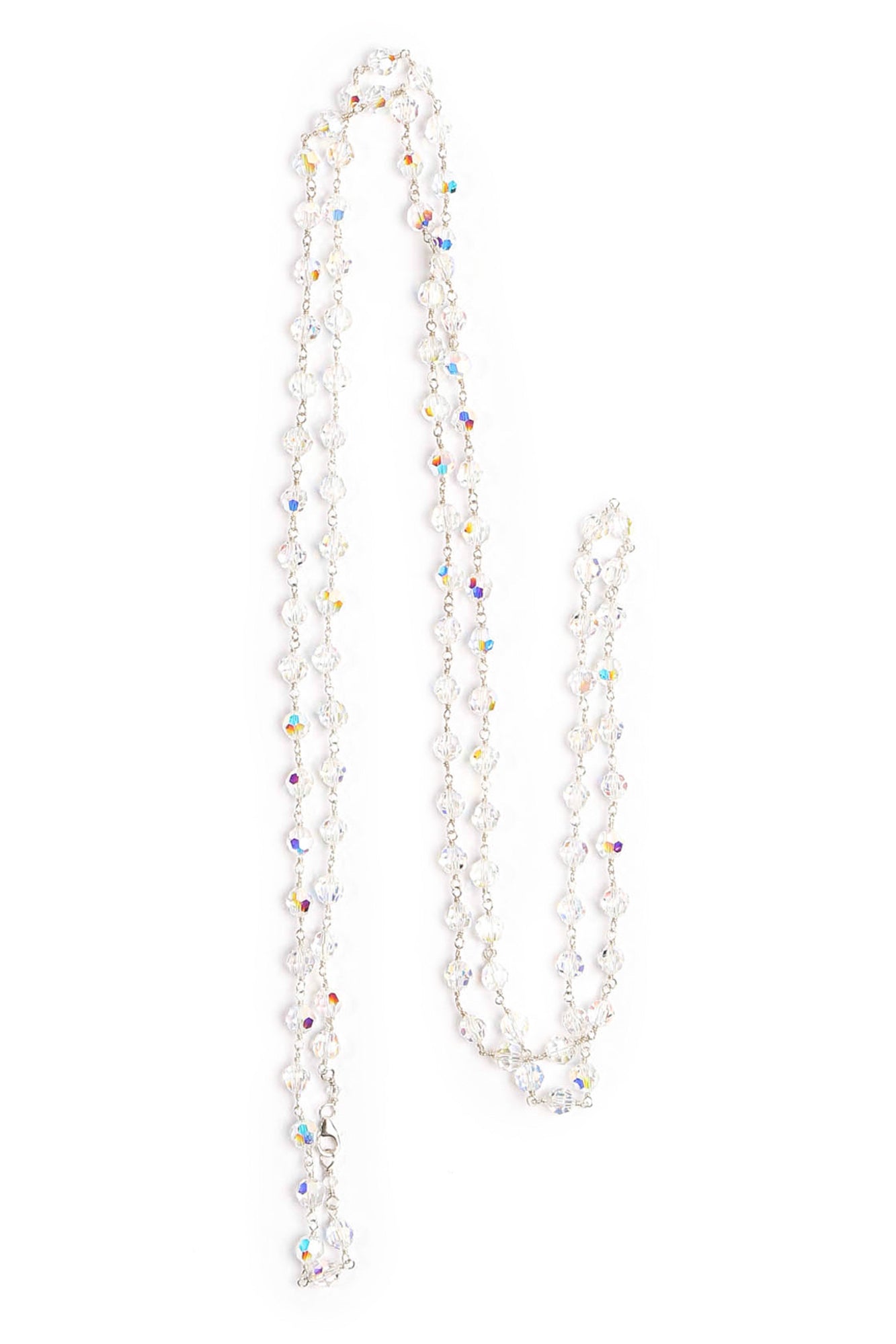 Swarovski Chanel Necklace - Gold Chain