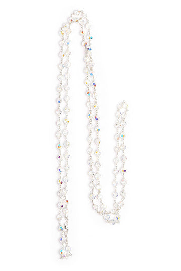 Swarovski Chanel Necklace - Gold Chain