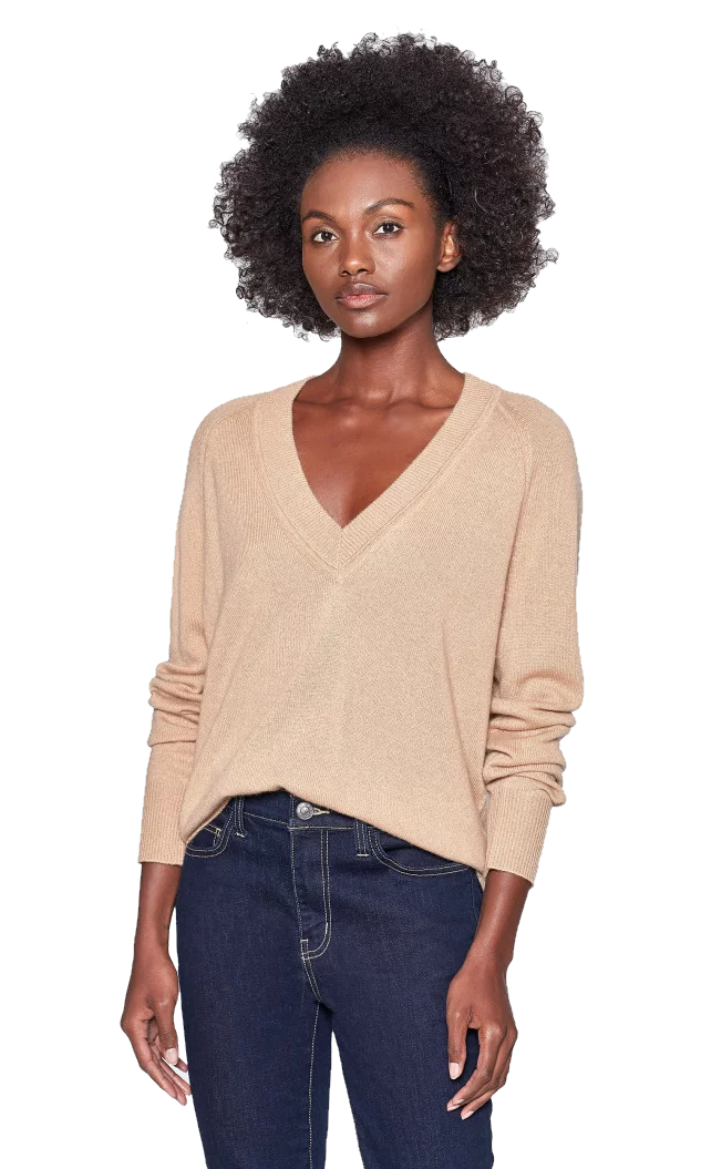Madalene V-Neck Cashmere Sweater