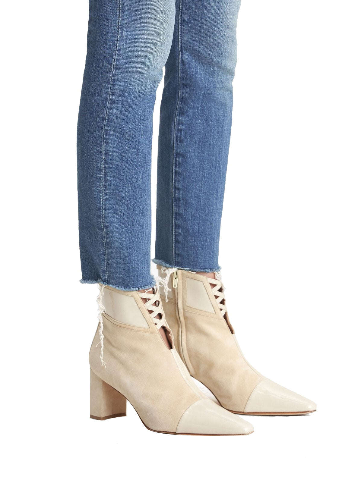 The High Waisted Looker Ankle Fray - Wander Dust